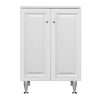 Rómeó alacsony szekrény 60 cm 2 ajtós, magasfényű fehér színben