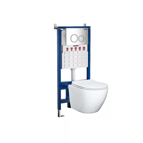 Roya Delano 082CHR falba építhető WC tartály szett