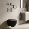Roya Delano 082CHR falba építhető WC tartály szett fekete