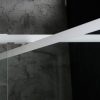 AMICO zuhanyajtó fehér profil/transzparent üveg 70x185 cm