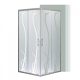 Spirit Bamboo 80x80 cm szögletes zuhanykabin, zuhanytálca nélkül