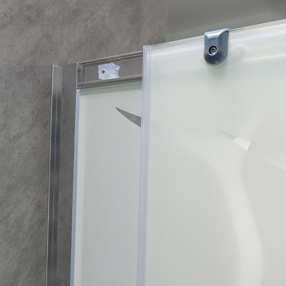 Spirit Bamboo 80x80 cm szögletes zuhanykabin, zuhanytálcával