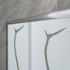 Spirit Bamboo 90x90 cm szögletes zuhanykabin, zuhanytálca nélkül