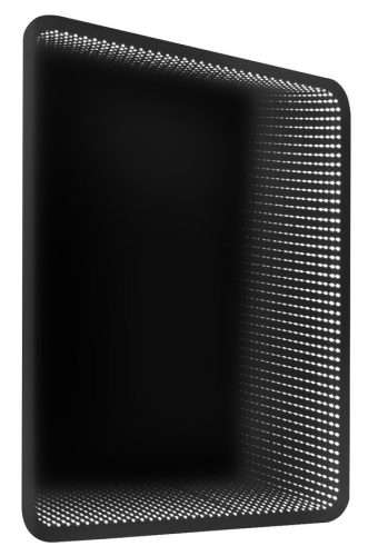SENFINECO tükör LED 3D efekt 650x800mm fekete