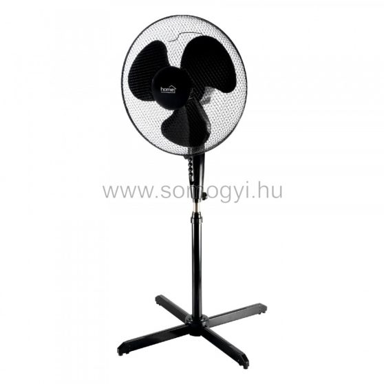 Állványos ventilátor, fekete, 40cm, 45 W