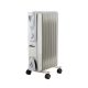 Norde 7 tagos olajradiátor 600W/900W/1500W teljesítményű, görgős lábakkal és vezérlőpanellel