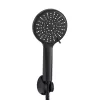 Lili 5 funkciós kézizuhany tömlővel tartóval fekete