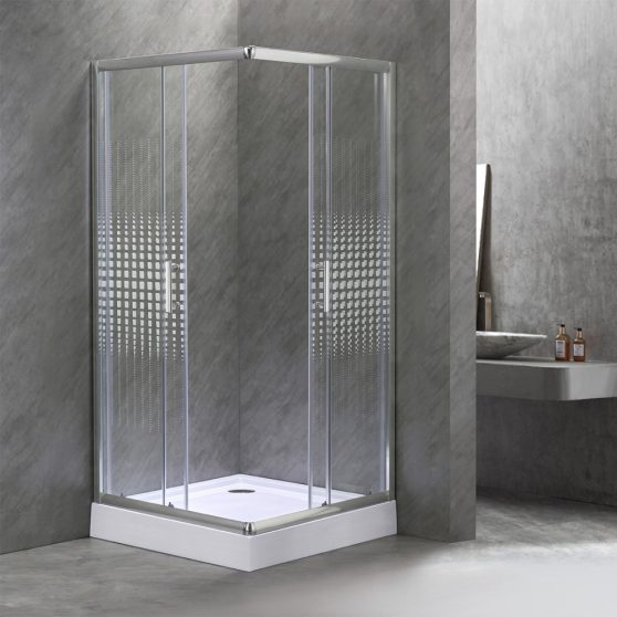 Spirit Mátrix 80x80 cm szögletes zuhanykabin, zuhanytálcával