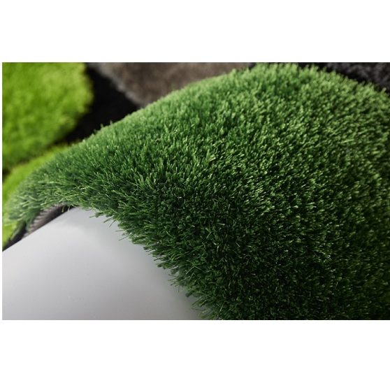 Szőnyeg, zöld-szürke-fekete, 80x150, PEBBLE TYP 1