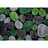 Szőnyeg, zöld-szürke-fekete, 170x240, PEBBLE TYP 1