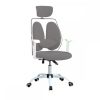 BENNO UT-C568X Irodai szék fejtámlával, szürke-fehér