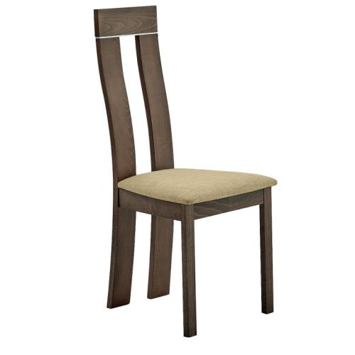 Fa szék, bükk merlot-barna anyag, DESI