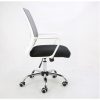 APOLO Irodai szék, hálószövet szürke-szövet fekete-műanyag fehér