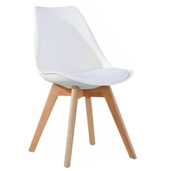 Modern szék, bükk+ fehér, BALI 2 NEW