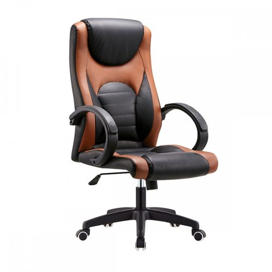 BADY Irodai szék, barna-fekete