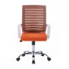 CAGE Irodai szék, fehér-narancssárga