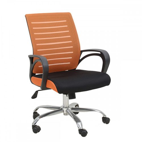 LIZBON Irodai szék, narancssárga-fekete