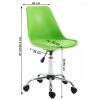 DARISA Irodai szék, zöld-sötétszürke