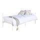 ROZALI Egyszemélyes ágy, fehér, 90x200