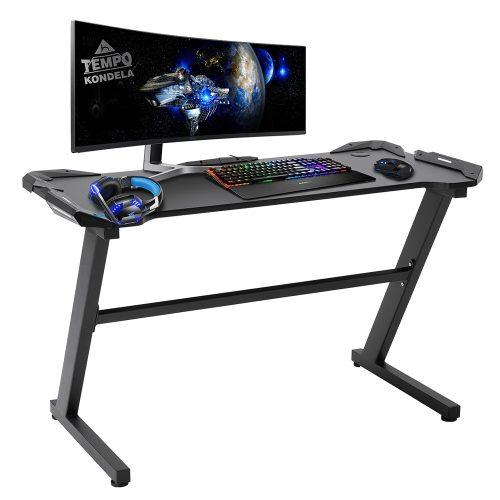 JADIS PC asztal/gamer asztal, fekete