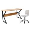 TARCAL 100 Polcos íróasztal, bükkfa/fekete