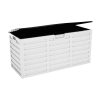 PADMO Kerti tároló doboz, fehér/fekete