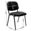 ISO 2 NEW Irodai szék, fekete