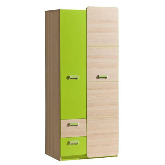 EGO L1 Akasztós szekrény, kőrisfa/zöld