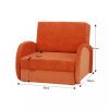 Mili 1 Széthúzható fotel, narancssárga