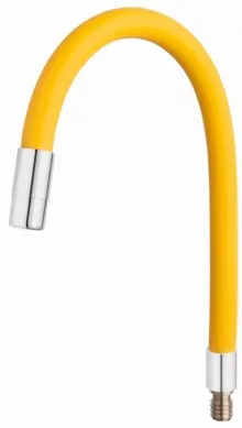 Elasztikus kifolyócső konyhai csaptelepekhez Algeo Square, Lugio, Ratio, Zumba, Capella, Fitness, Lara, Lecco, Marina, Medina. Sárga