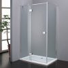 Clyde 90x90 cm szögletes zuhanykabin zuhanytálca nélkül Easy Clean bevonattal