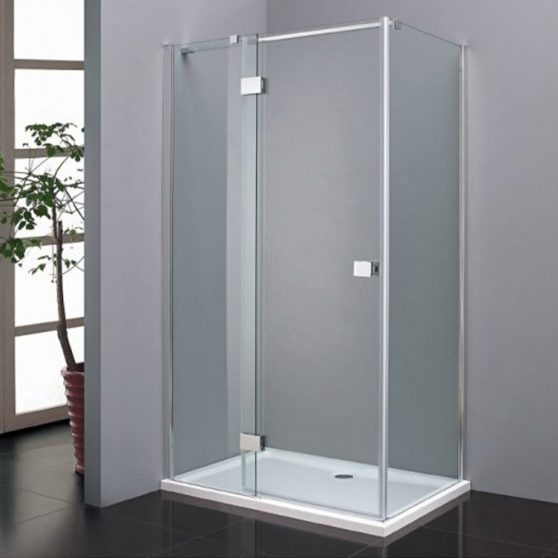 Clyde 90x120 cm szögletes zuhanykabin zuhanytálca nélkül Easy Clean bevonattal