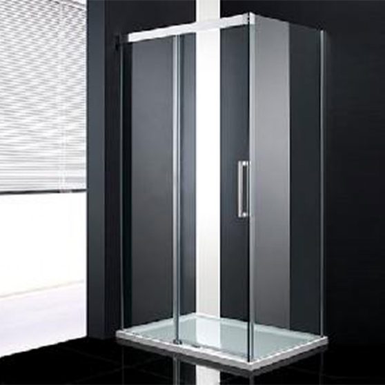 Fabio 90x120 cm aszimmetrikus szögletes zuhanykabin zuhanytálca nélkül Easy clean bevonattal