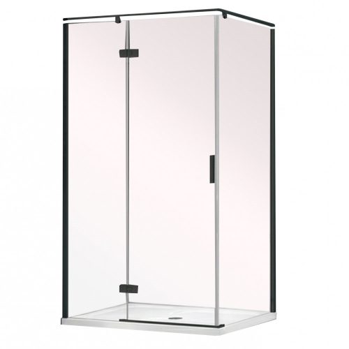 Palmaria egy nyílóajtós szögletes balos kabin zuhanytálca nélkül Easy clean bevonattal