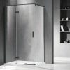 Palmaria egy nyílóajtós szögletes balos kabin zuhanytálca nélkül Easy clean bevonattal