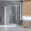 Aquarius 90x90 cm íves zuhanykabin zuhanytálca nélkül Easy clean bevonattal