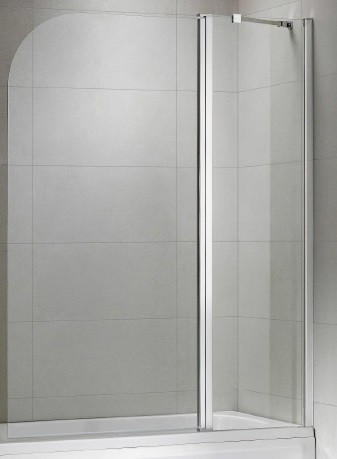 Edge 120 kádparaván fix üveg panellel Easy clean bevonattal