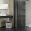 Astro 120 Corner sarokba telepíthető Walk-in zuhanyfal Easy clean bevonattal