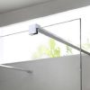 Astro Walk-in zuhanyfal Easy clean bevonattal 120x190 cm