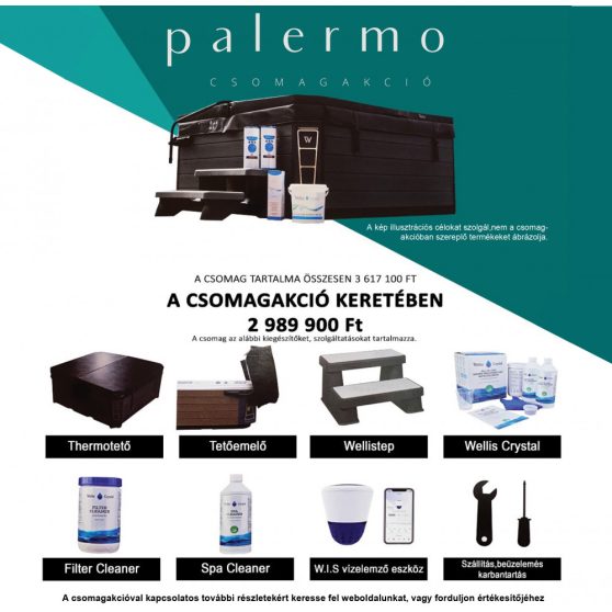 Palermo jakuzzi - Csomagakció
