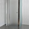 Moon Grape szögletes nyílóajtós zuhanykabin fix fallal, állítható méretekkel zuhanytálca nélkül
