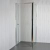 Saloon Clear szögletes nyílóajtós zuhanykabin, állítható méretekkel