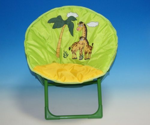 Fémvázas zsiráfos gyerek fotel