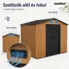 Alaska 6x8 kerti szerszámtároló ház aranytölgy-antracit