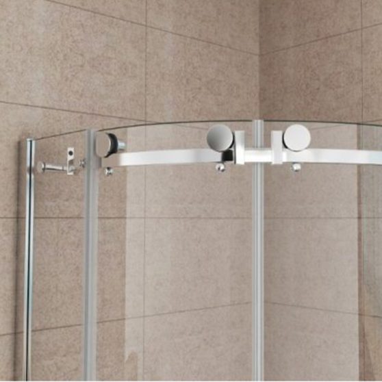 Belver R55 íves dupla tolóajtós zuhanykabin 90x90 cm zuhanytálca nélkül