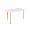 Silla 120 cm szögletes étkezőasztal fehér Silla 120 cm szögletes étkezőasztal fehér