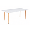 Silla 150 cm szögletes étkezőasztal fehér Silla 150 cm szögletes étkezőasztal fehér