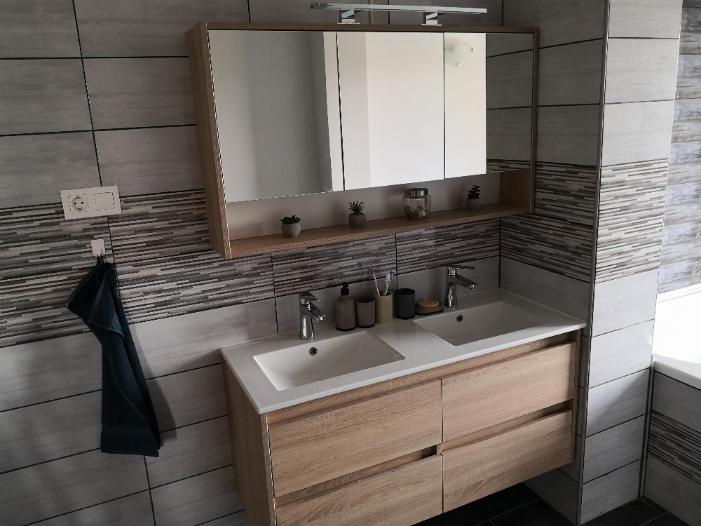 Porto 60 komplett fürdőszoba bútor sonoma tölgy