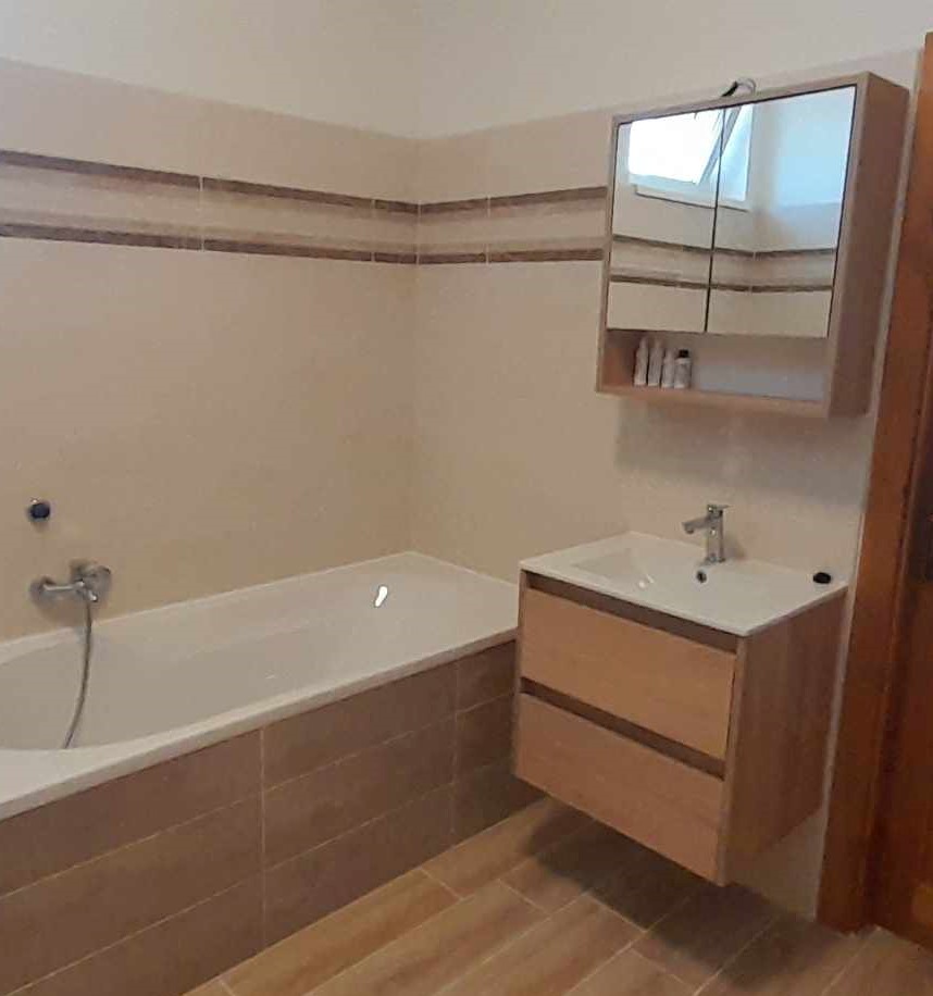 Porto 120 komplett fürdőszoba bútor sonoma tölgy