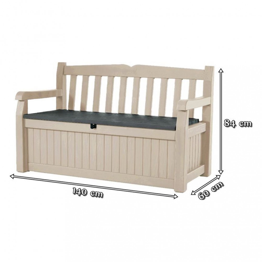 Eden Garden Bench pad és tároló